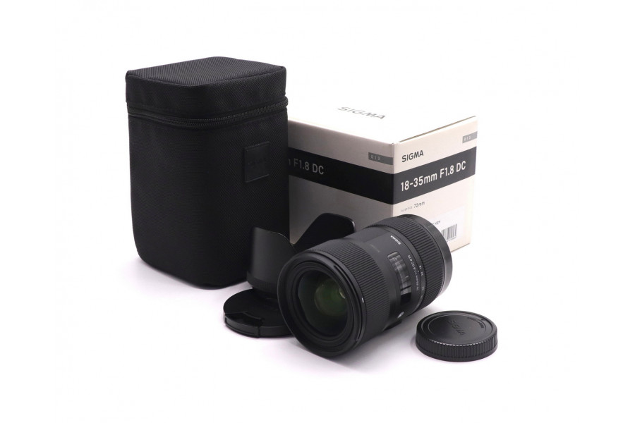Объектив Sigma AF 18-35mm f/1.8 DC HSM Art Sigma SA в упаковке