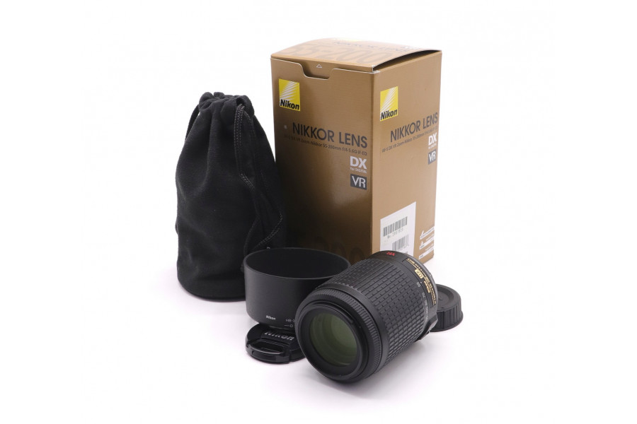 Объектив Nikon 55-200mm f/4-5.6G AF-S DX VR IF-ED Zoom-Nikkor в упаковке (China)