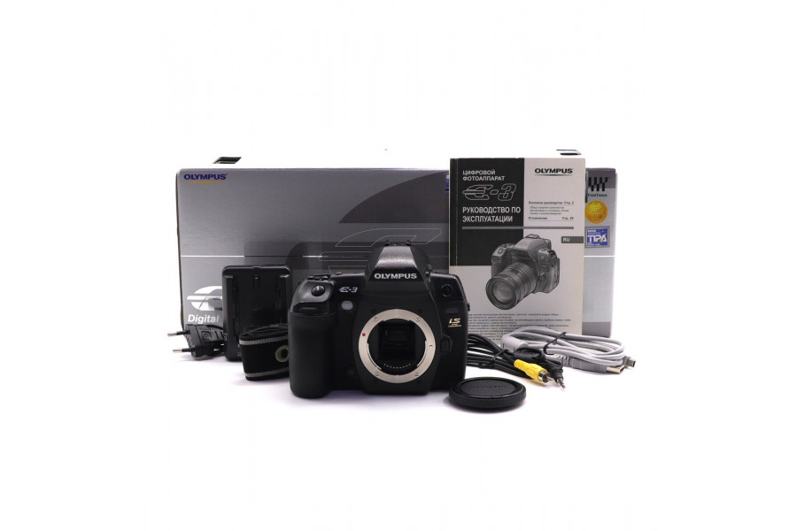 Камера Olympus E-3 body в упаковке (пробег 22940 кадров)