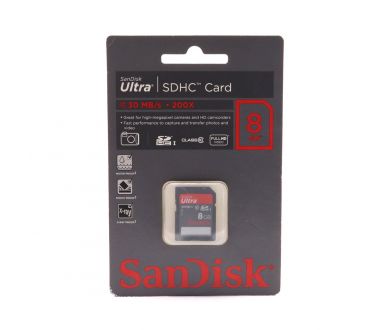 Карта памяти SanDisk Ultra SDHC 8GB 30 MB/s