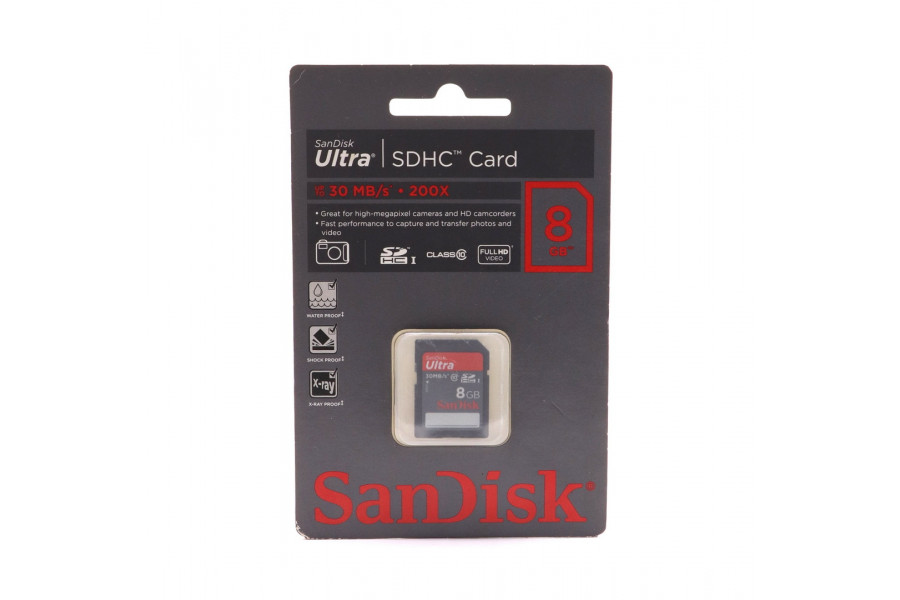 Карта памяти SanDisk Ultra SDHC 8GB 30 MB/s