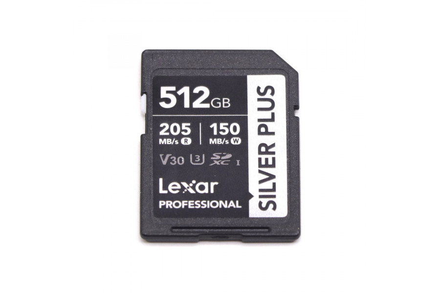 Карта памяти lexar sdxc UHS-I silver plus 512GB