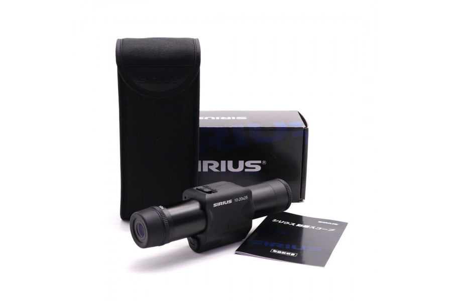 Компактный монокуляр Sirius 10-20x25 в упаковке