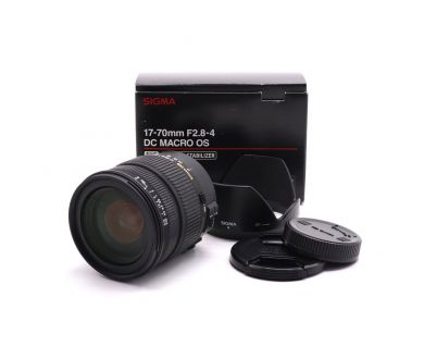Sigma AF 17-70mm f/2.8-4 DC MACRO OS HSM Sigma SA в упаковке