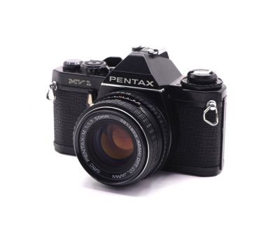 Камера плёночная Pentax MV1 + SMC Pentax-M 50mm f/1.7