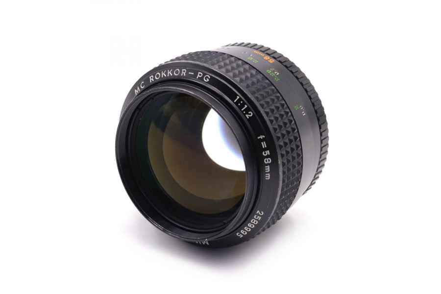 Объектив Minolta MC Rokkor-PG 58mm f/1.2 (Japan)