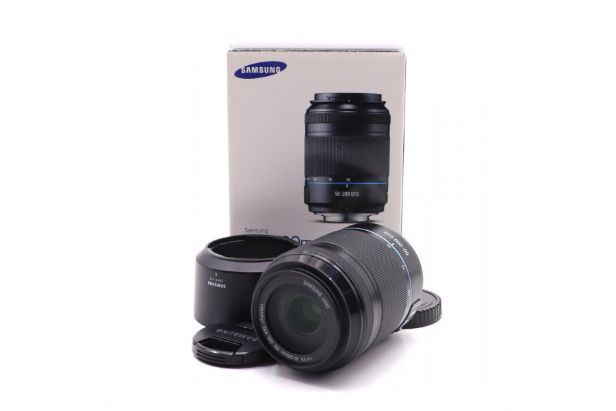 Объектив Samsung 50-200mm f/4-5.6 ED OIS в упаковке