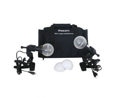 Комплект студийного света  Rekam Digital Mini-Light Kit-3 в упаковке