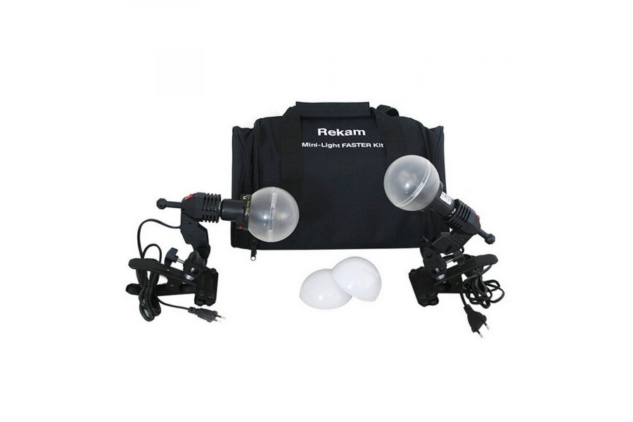 Комплект студийного света  Rekam Digital Mini-Light Kit-3 в упаковке