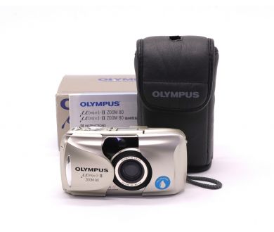 Компактный Olympus mju II zoom 80 в упаковке неисправный