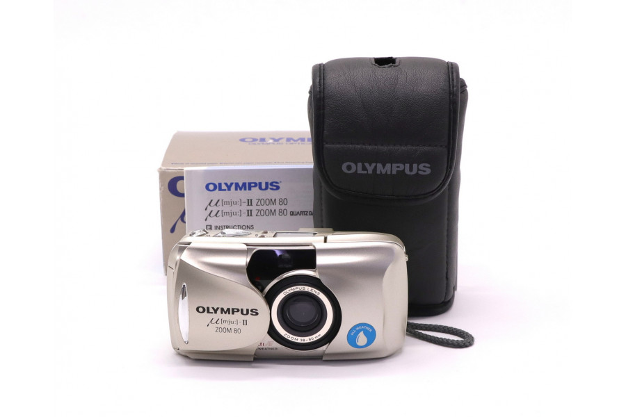 Компактный Olympus mju II zoom 80 в упаковке неисправный