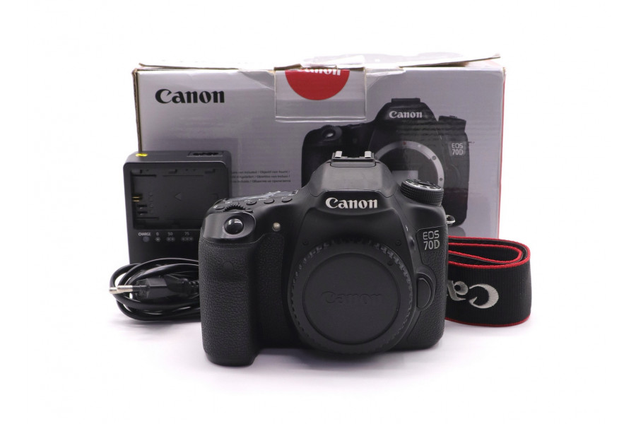 Canon EOS 70D body в упаковке (пробег 14075 кадров)