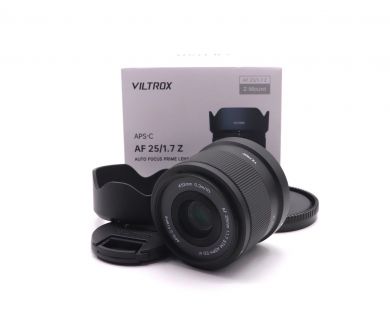 Viltrox AF 25mm f/1.7 APS-C for Nikon Z в упаковке