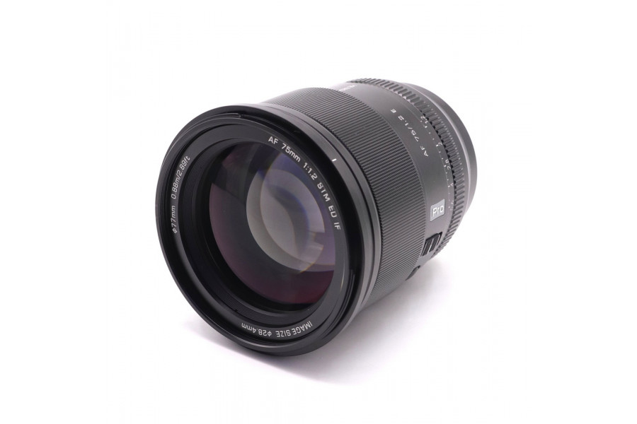 Портретный Viltrox AF 75mm F1.2 PRO для Sony E