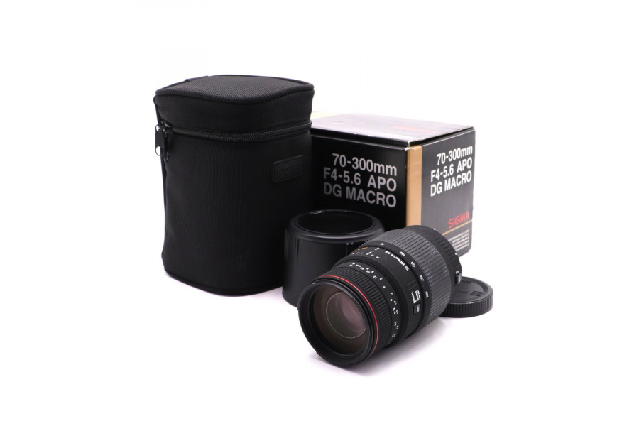 Sigma AF 70-300mm f/4-5.6 APO MACRO DG for Canon EF в упаковке