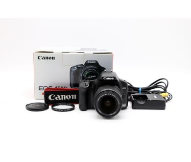 Canon EOS 450D kit в упаковке (пробег 1300 кадров)