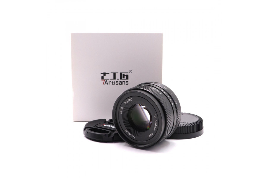 7Artisans 50mm f/1.8 для Fujifilm FX в упаковке