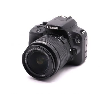 Фотокамера Canon EOS 100D kit (пробег 26700 кадров)