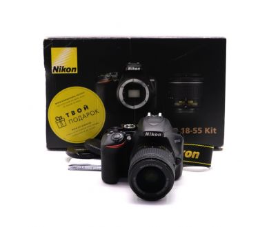 Nikon D3500 kit в упаковке (пробег 120000 кадров)