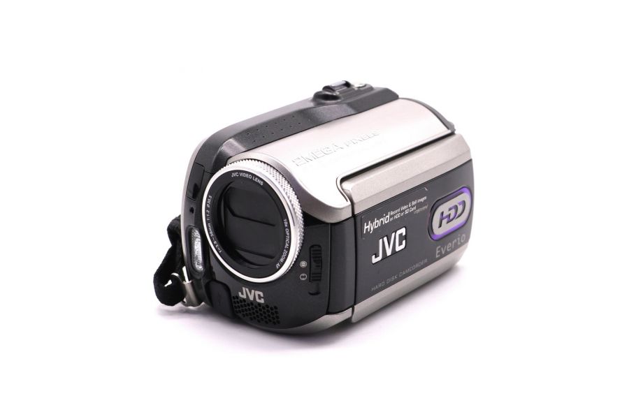 С жёстким диском 30ГБ видеокамера JVC GZ-MG255E
