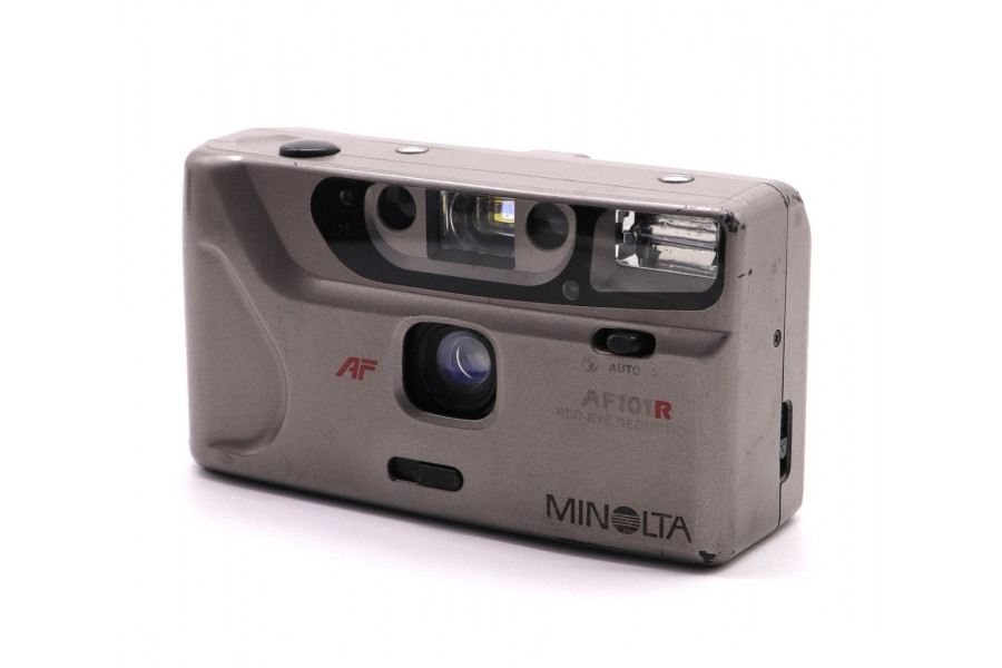 Компактная серая камера Minolta AF101R