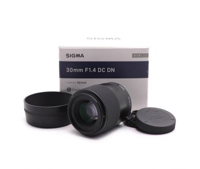 Sigma AF 30mm f/1.4 DC DN Contemporary Canon EF-M в упаковке