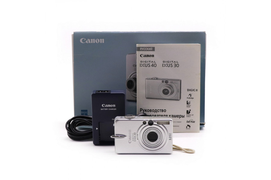 Компактная камера Canon IXUS 30 в упаковке
