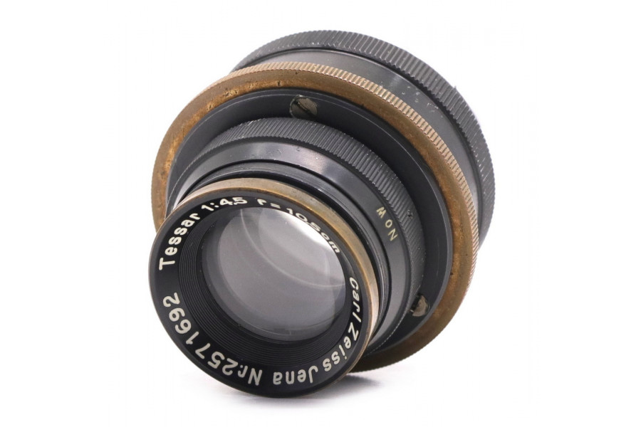 Винтажный объектив Tessar 4.5/10.5cm Carl Zeiss Jena