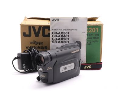 Видеокамера компактная JVC GR-AX201A в упаковке