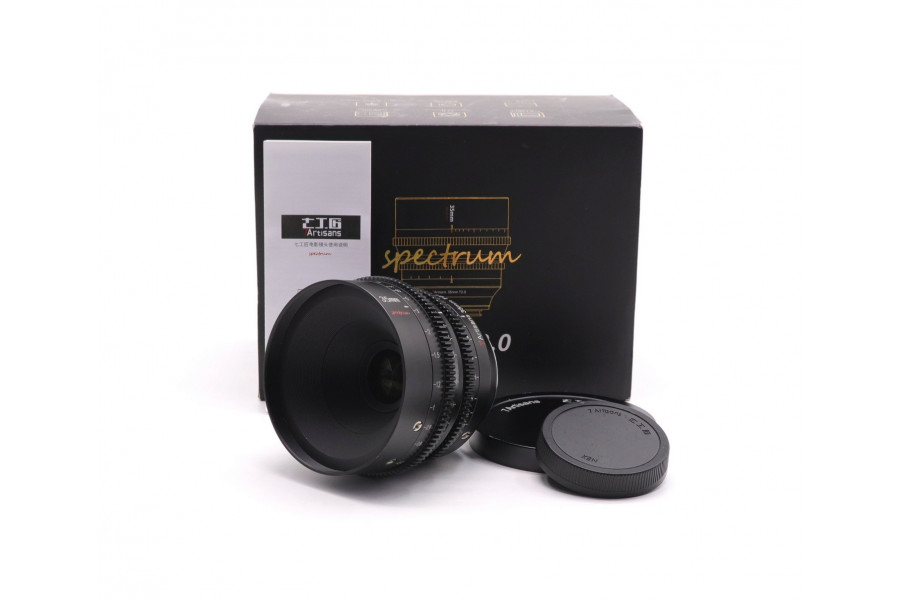 Объектив 7Artisans 35mm T2.0 для Sony E в упаковке