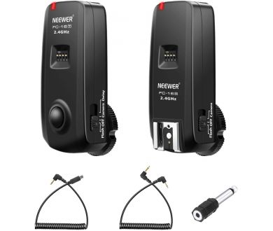 Беспроводной триггер вспышки NEEWER FC-16, KIT-S, 3-в-1, 2,4 ГГц