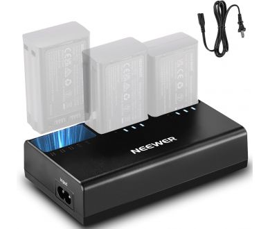 Зарядное устройство NEEWER NC3-Z1 с тройным USB для вспышки Speedlite TTL, 7,4 В / 2600 мАч