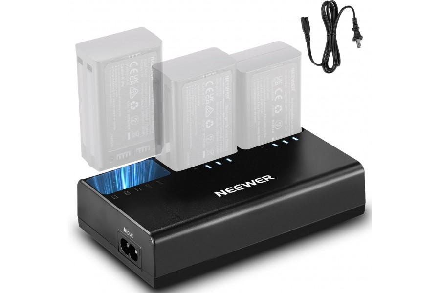 Зарядное устройство NEEWER NC3-Z1 с тройным USB для вспышки Speedlite TTL, 7,4 В / 2600 мАч