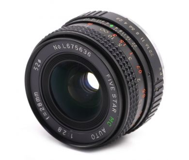 Мануальный Five Star MC Auto 28mm f/2.8 (Japan)