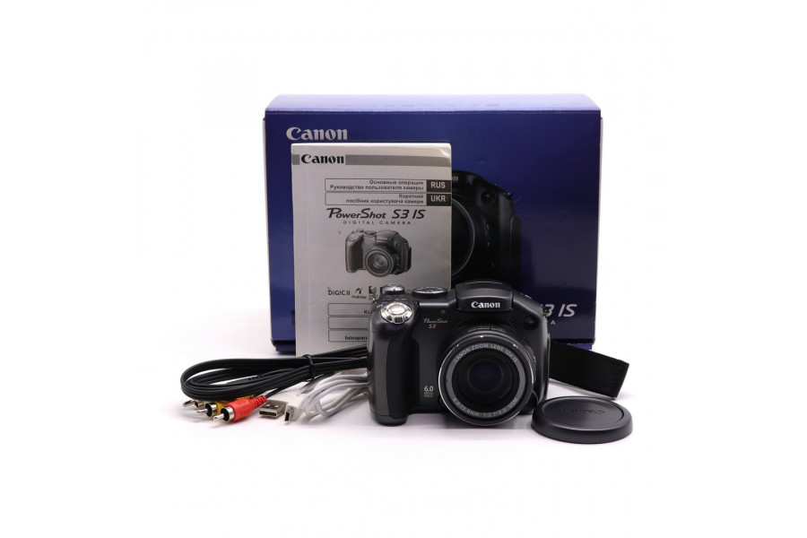 Фотоаппарат Canon PowerShot S3 IS в упаковке
