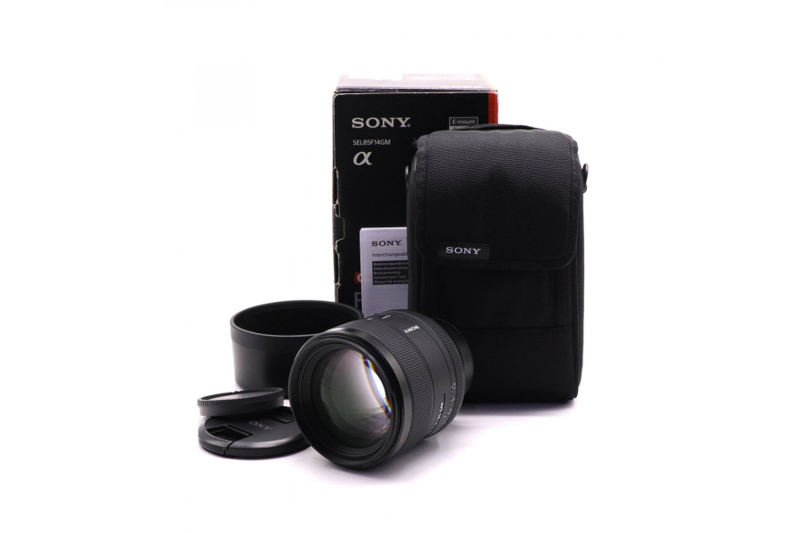Sony FE 85mm f/1,4 GM (SEL85F14GM) в упаковке