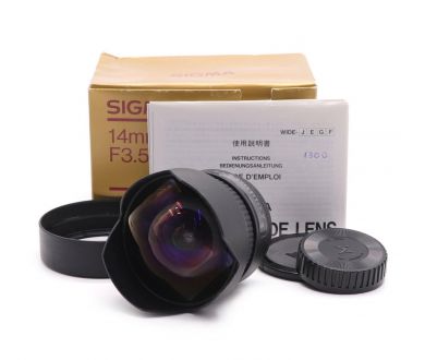 Объектив Sigma AF 14mm f/3.5 для Minolta A в упаковке