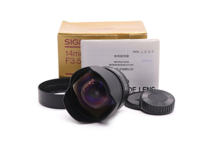 Объектив Sigma AF 14mm f/3.5 для Minolta A в упаковке