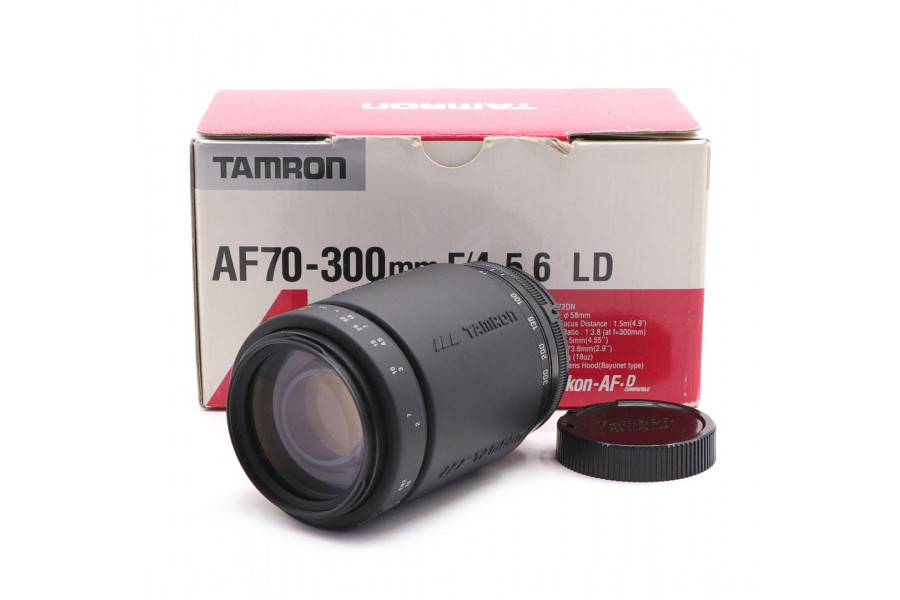 Tamron AF 70-300mm f/4-5,6 LD 372D в упаковке
