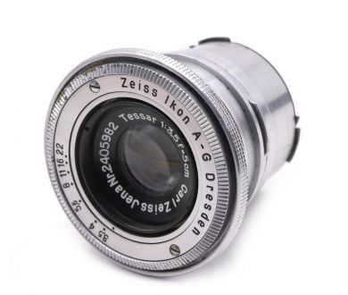 Объектив Tessar 3,5/5cm Carl Zeiss Jena Contax RF