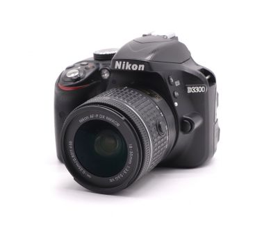 Фотоаппарат Nikon D3300 kit (пробег 48870 кадров)
