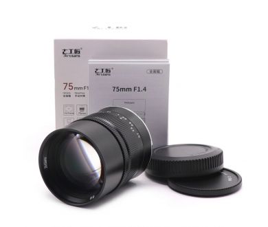 7Artisans 75mm F1.4 Full-frame Canon EOS R в упаковке