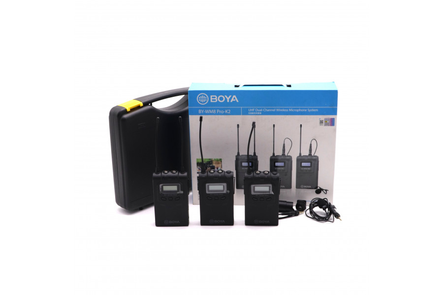 Радиомикрофонная система Boya BY-WM8 Pro-K2 в упаковке