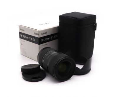 Объектив Sigma AF 18-35mm f/1.8 DC HSM Art для Canon EF-S в упаковке