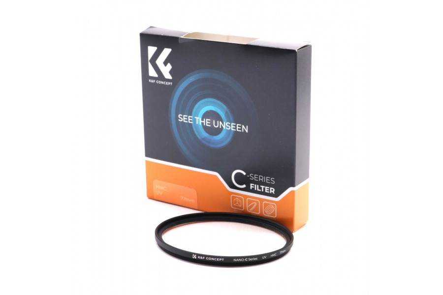 Светофильтр K&F Concept NANO-C HMC CPL 77mm в упаковке