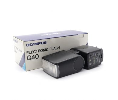 Фотовспышка Olympus Electronic Flash G40 в упаковке