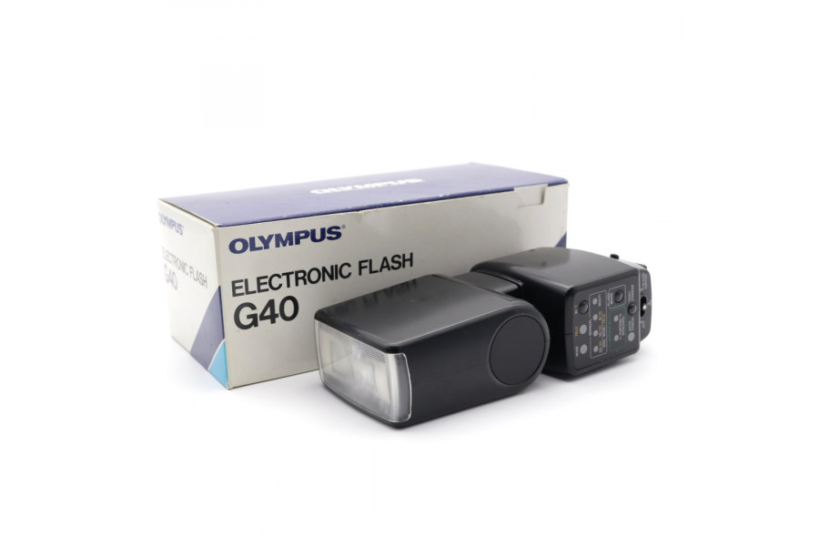 Фотовспышка Olympus Electronic Flash G40 в упаковке