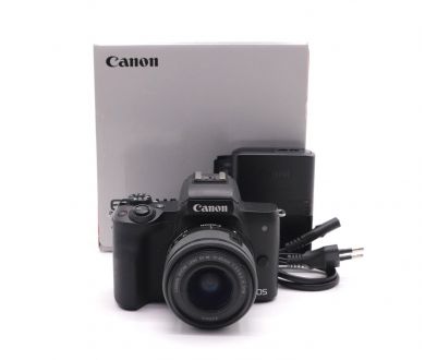 Камера Canon EOS M50 II kit в упаковке (пробег 17590 кадров)