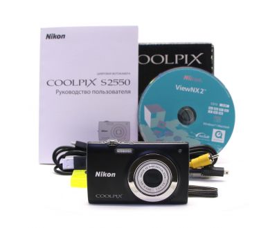 Камера Nikon Coolpix S2550 в упаковке неисправная