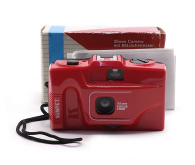Пленочная камера Sunpet Camera 35mm red в упаковке